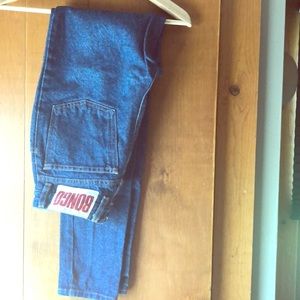 High wasted bongo jeans